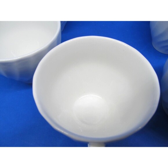 Johnson Brothers Regency Vintage White Cups Only No Saucers Set Of 5 - Picture 5 of 7